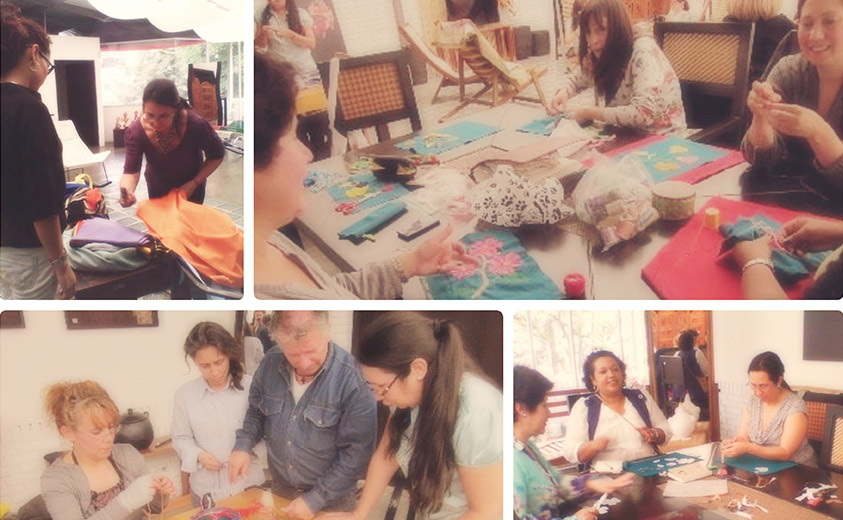 Taller de Aplicaciones sobre tela