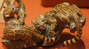 Pareja de Ocelotes 2011 - Semilla de Tagua - Octaviano Chamarra Mémbora - Panamá