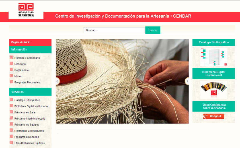Biblioteca digital - Artesanías de Colombia