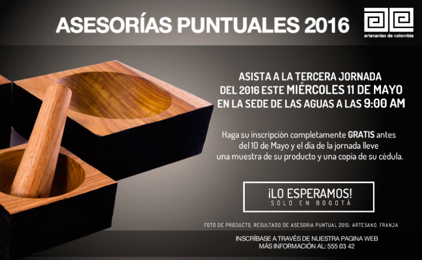 Asesorías puntuales Mayo 2016