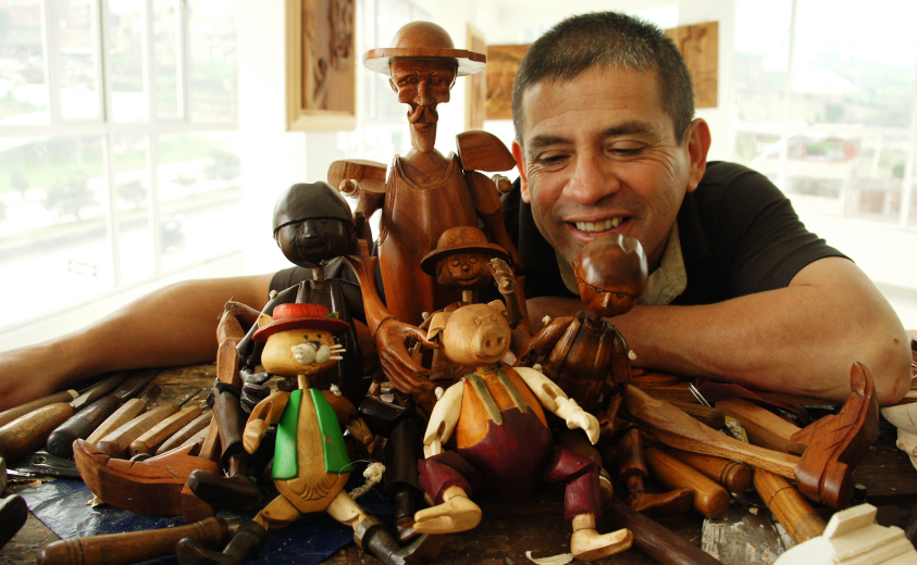 Nicolás Molano, Maestro artesano colombiano
