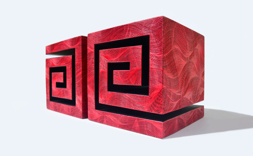 Marca tridimensional.
