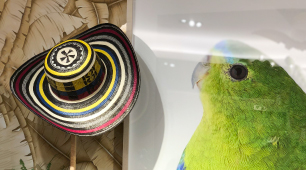 Artesanías colombianas en Bergdorf Goodman, Nueva York. 