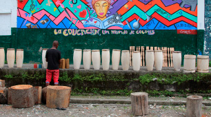 Mural en Guapi, Cauca.
