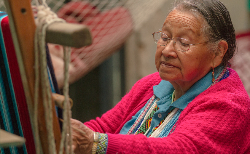 Maestra Artesana Pastora Juajibioy de Tamabioy Maestros artesanos 2018