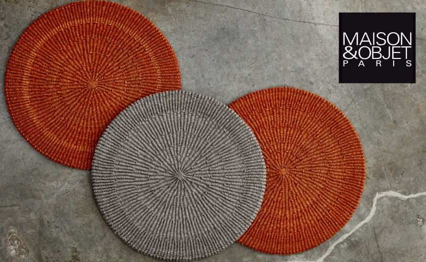 Individuales colombianos en la feria Artesanía de lujo en Maison & Objet