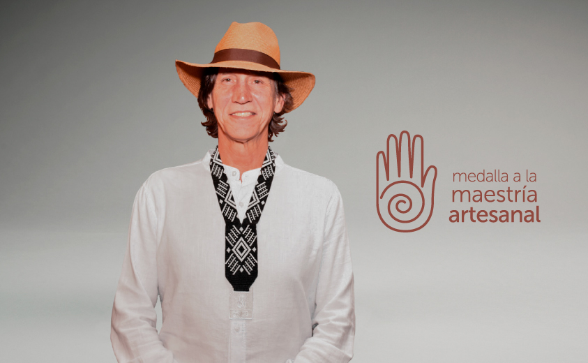 Maestro artesano Diego Añez Medalla a la Maestría Artesanal