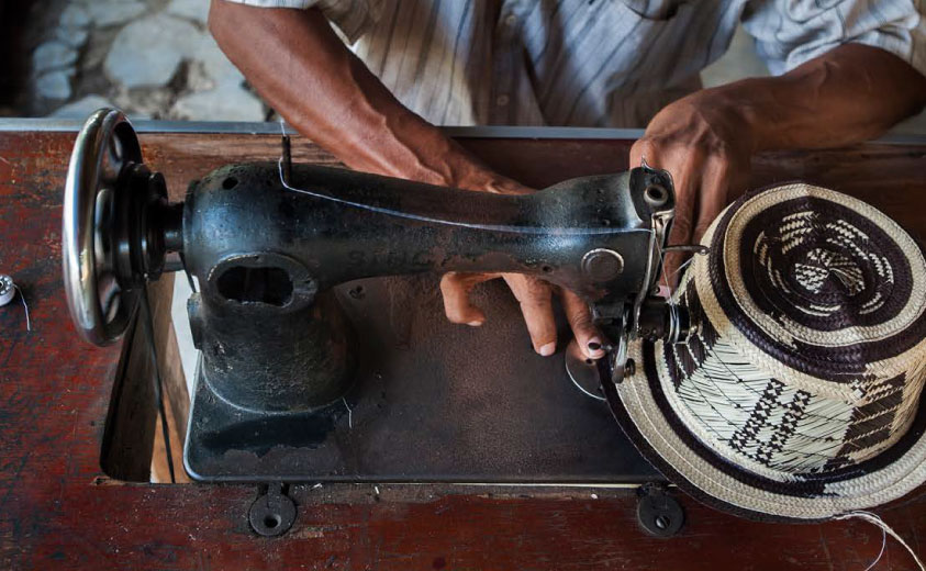 Elaboración del sombrero vueltiao Elaboración del sombrero vueltiao
