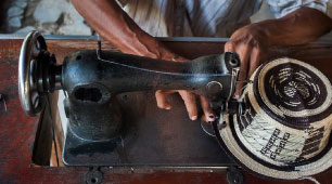 Elaboración del sombrero vueltiao