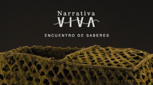 Narrativa Viva, imagen oficial en fondo negro