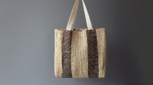 Bolso elaborado en fique