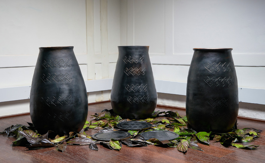 Obras de la exposición ‘Rituales, saberes y tejidos’ Obras de la exposición ‘Rituales, saberes y tejidos’