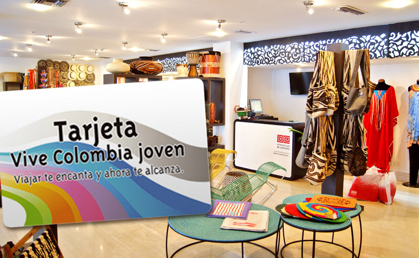 Tarjeta Vive Colombia Joven y Artesanías de Colombia